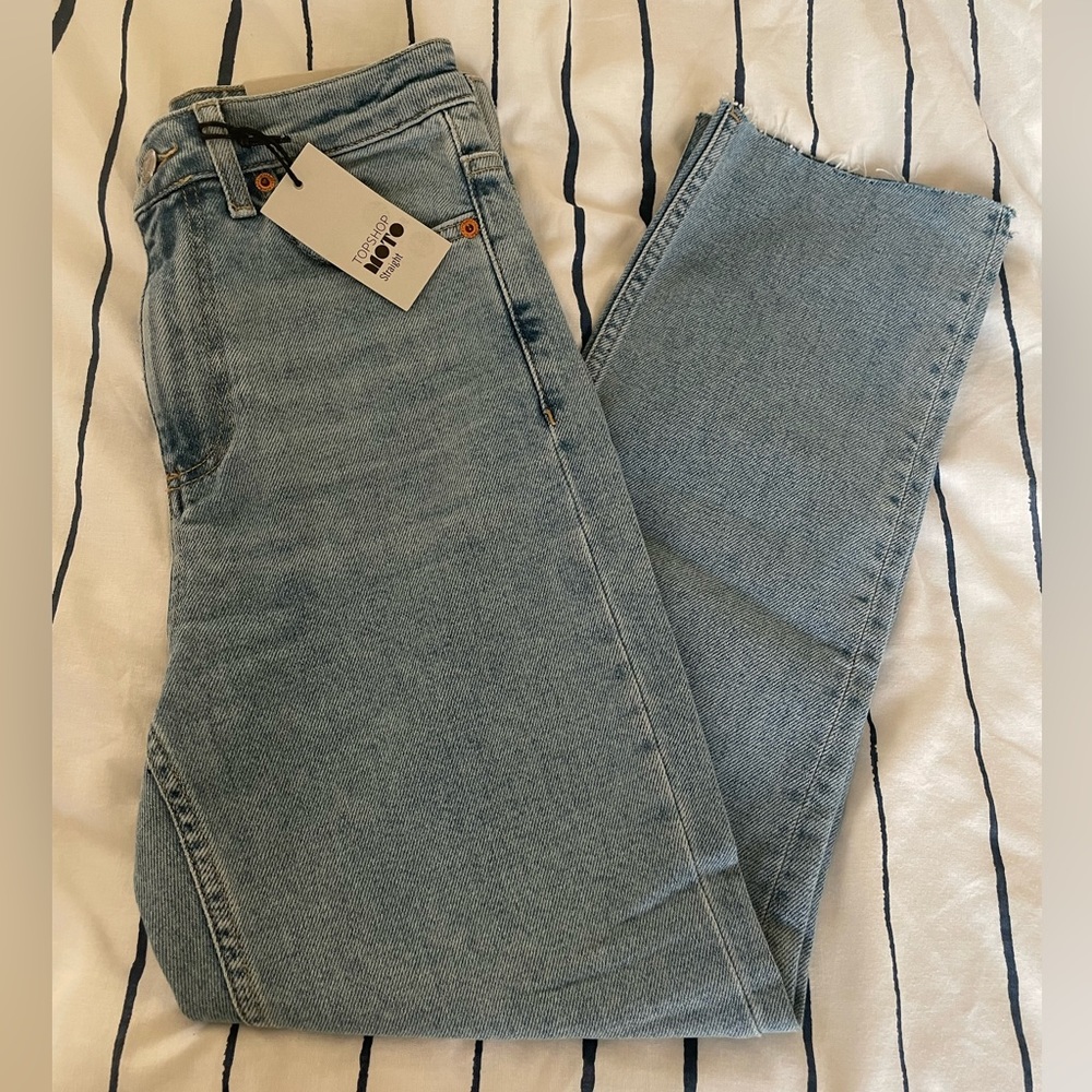 NWT Topshop Straight Leg Jeans